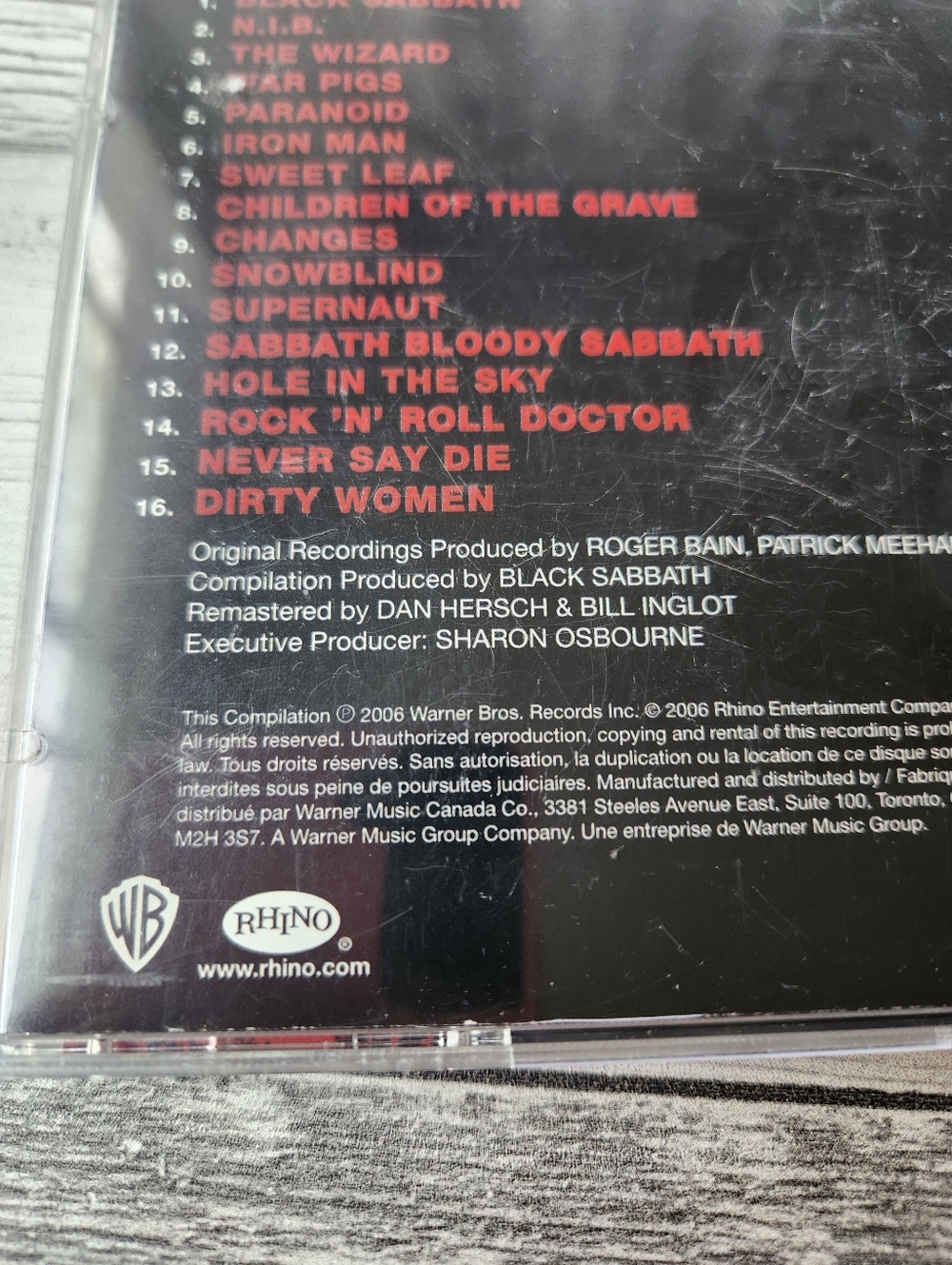 Black Sabbath Greatest Hits 1970-1978 CD Heavy Metal - Picture 6 of 6